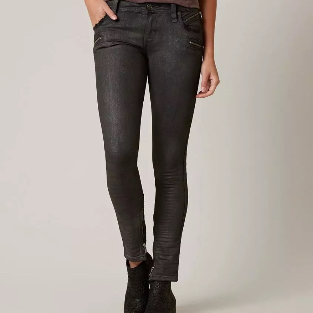 ROCk REVIVAL Moto Camille Skinny Stretch Jean size 26